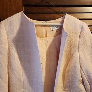 Le Suit Pink Blazer Elegant Textured Design